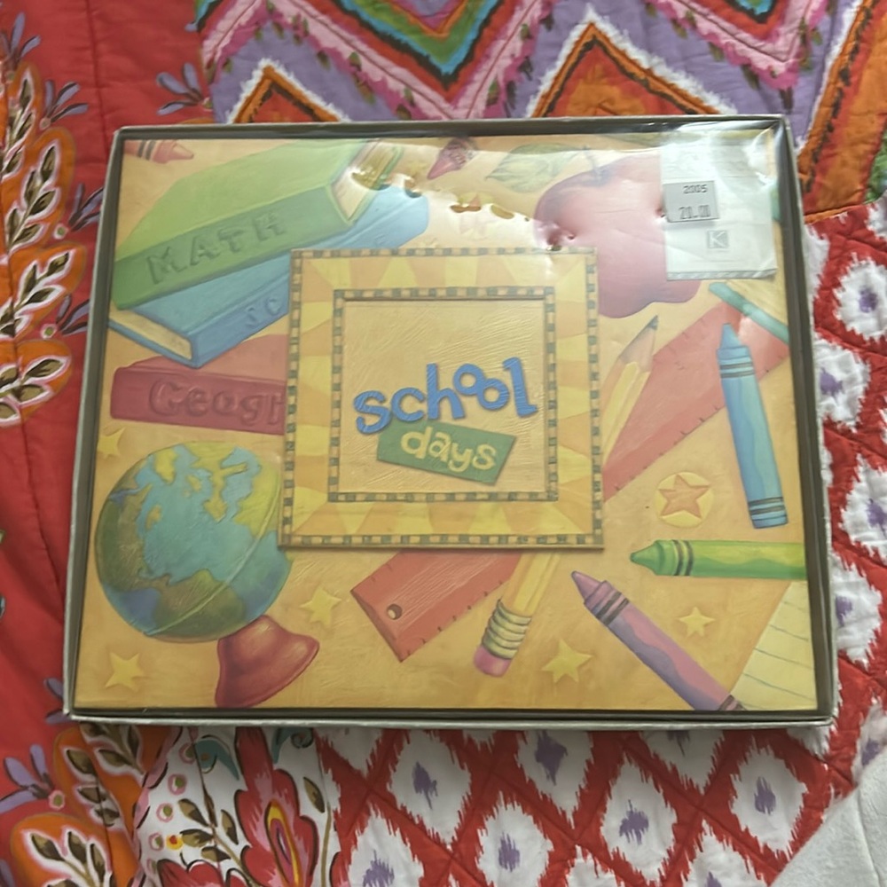 School days scrap book